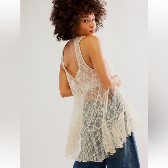 Free People Necessary Layer Mini Slip in Tea size Medium NWT - Picture 2 of 8